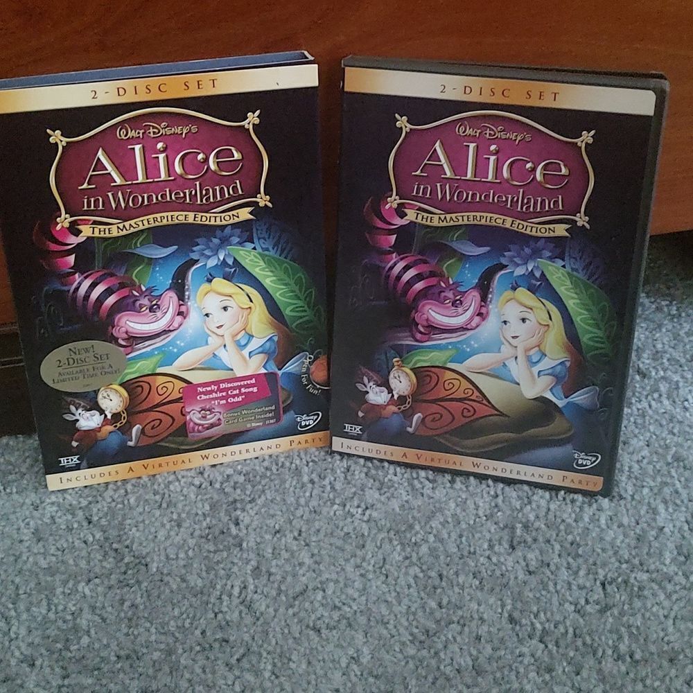 Alice and Wonderland  The Masterpiece Edition DVD 2 disc set Watched once EUC